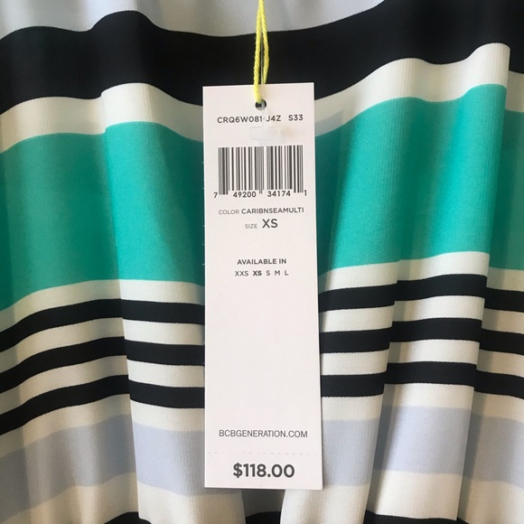 BCBG Caribbean multi striped mini - Picture 4 of 4